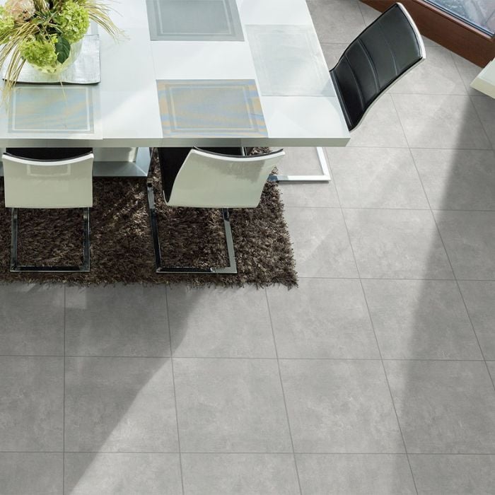 Miller Grey Matt Ceramic Floor Tile 600x600 A-Grade