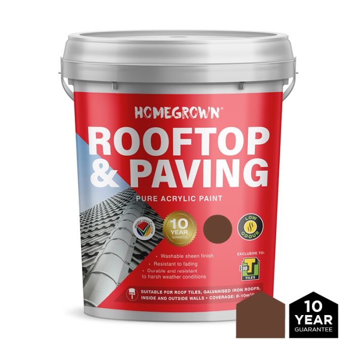Brown Homegrown Rooftop & Paving Paint - 20L
