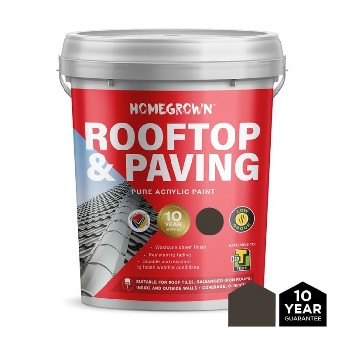 Charcoal Homegrown Rooftop & Paving Paint - 20L