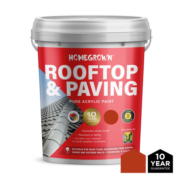 Red Homegrown Rooftop & Paving Paint - 20L